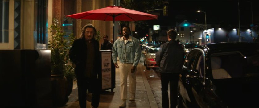 Trevor and Simon at the valet outside of the Citizen News building.