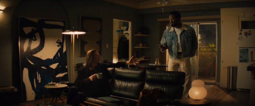 Trevor and Simon in his apartment.