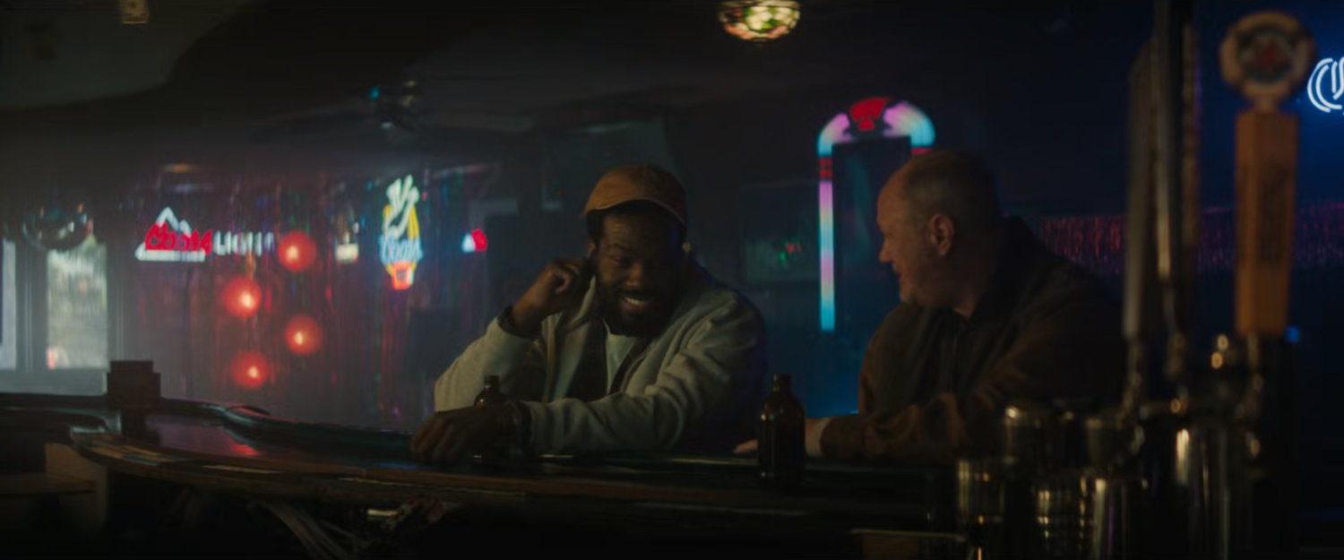 Simon and Chuck in Murphy's Bar.