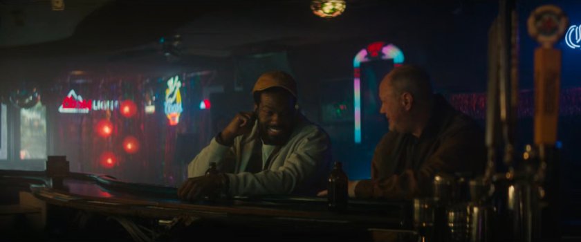 Simon and Chuck in Murphy's Bar.