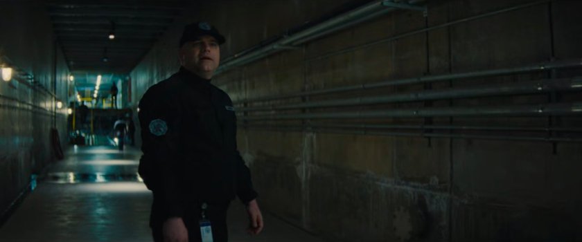 A guard in a DODC Supermax hallway.