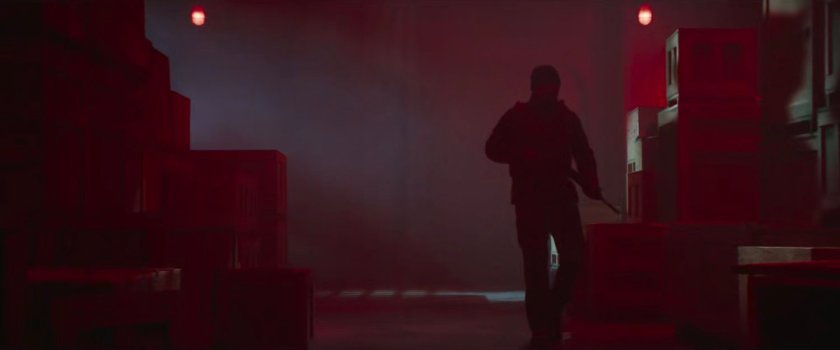 An armed man on board the Northern Star.