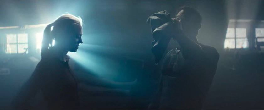 Matt and Karen in a hidden apartment within Josie's Bar.