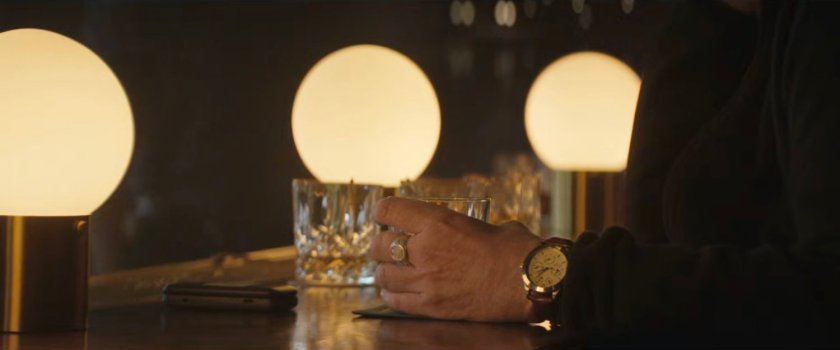 Mr Charles drinking in a Washington bar.