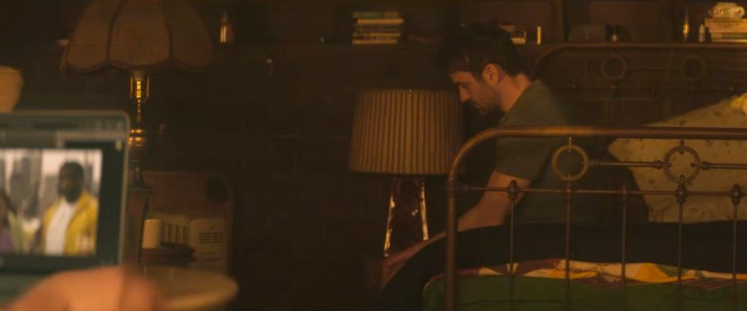 Matt in a hidden apartment within Josie's Bar.