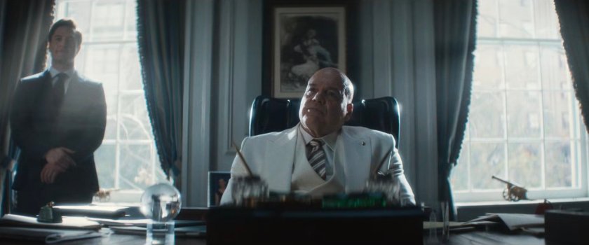 Buck and Fisk in the Mayor's office.