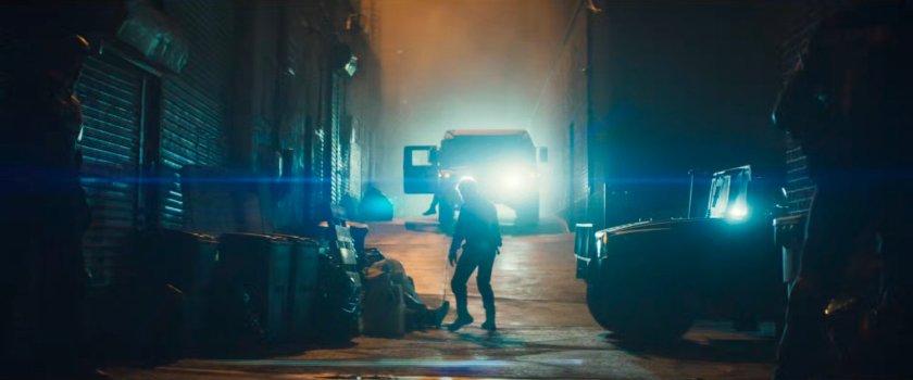 Powell beating Achilleo in back of the Aegean Gardens restaurant.