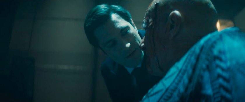 Buck and Achilleo in a secret AVTF warehouse.