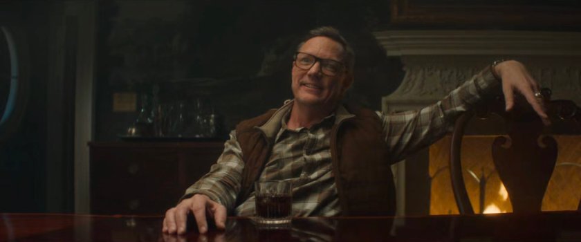 Mr Charles in the Mayor's residence.