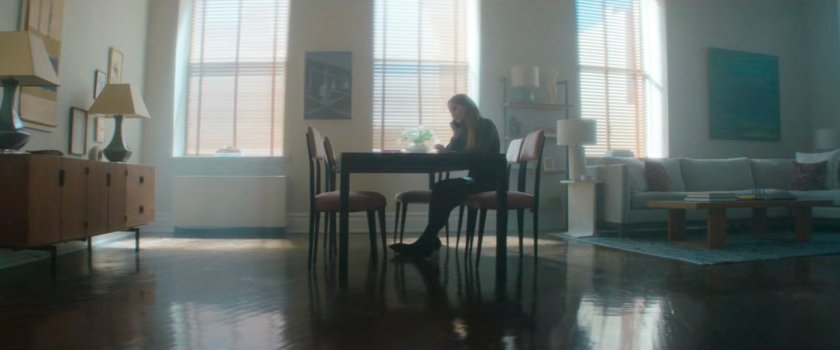 Heather sitting in her office.