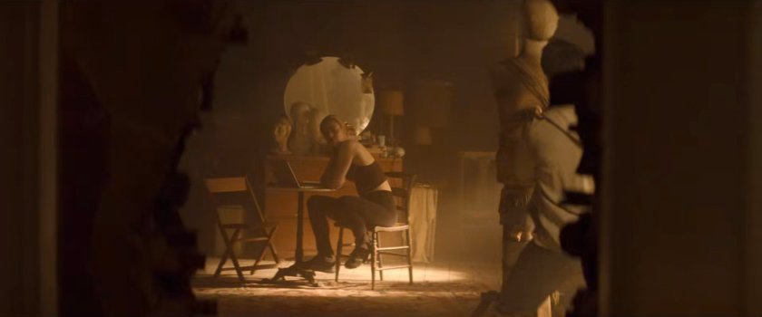 Karen in a hidden apartment within Josie's Bar.