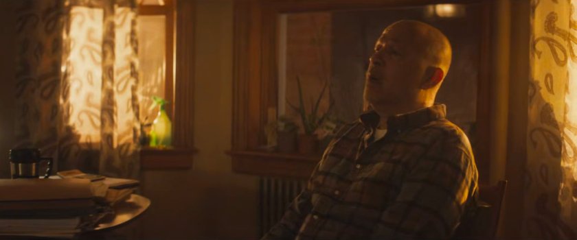 Cherry in his apartment.