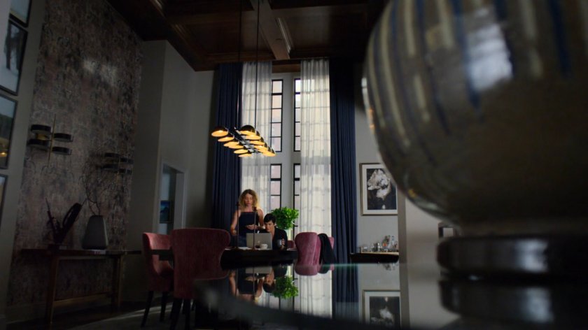 Inez and Jeri in her apartment.