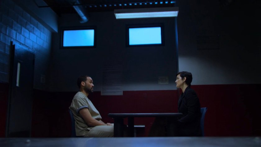 Jeri and Shane in the Northeastern Correctional Facility.