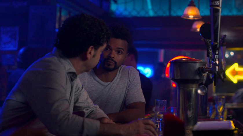 Malcolm and Steven Benowitz inside Whiskers bar.