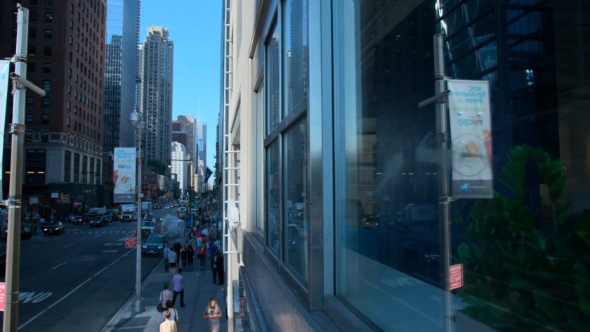 Trish on a sidewalk outside ZCN.