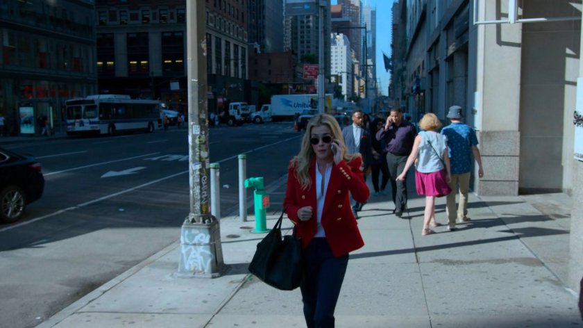Trish on a sidewalk outside ZCN.