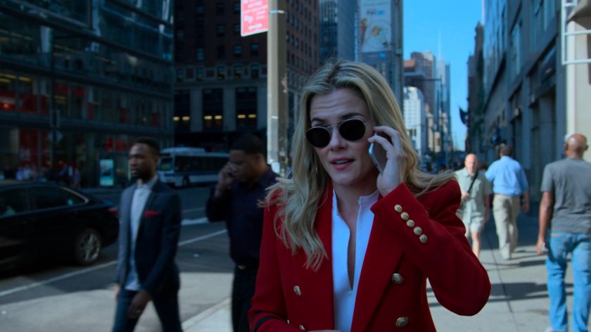 Trish on a sidewalk outside ZCN.