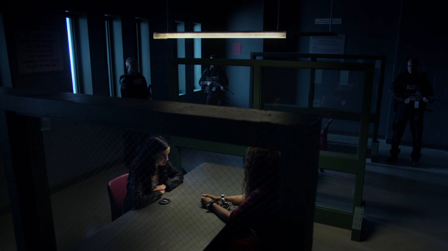Alisa and Jessica in the visitor room of Eastern Regional Detention Center.