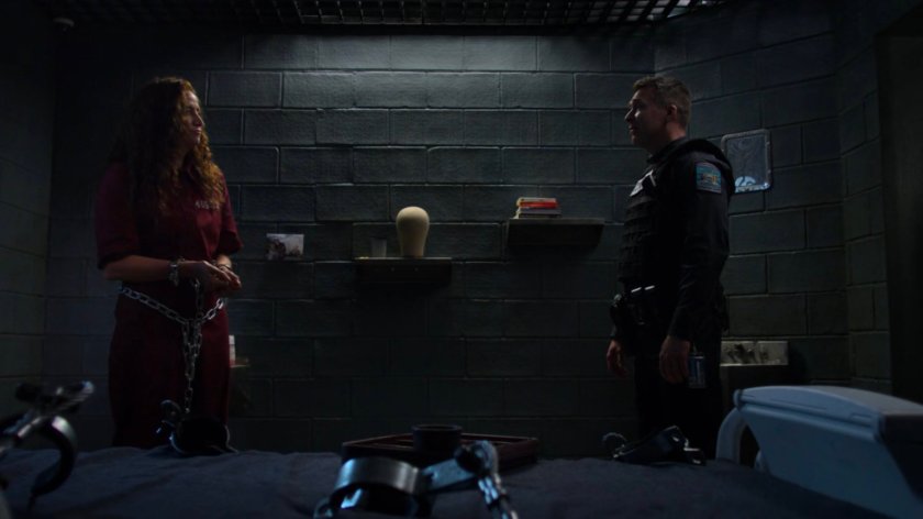 Alisa and Holiday in a cell at Eastern Regional Detention Center.