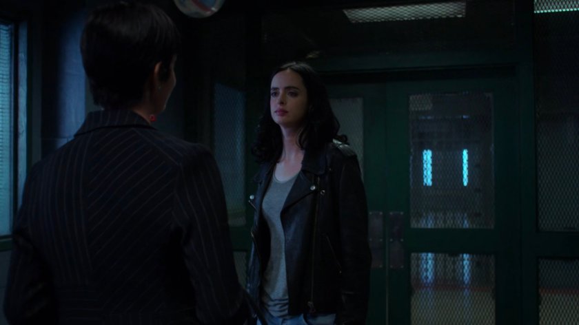 Jessica and Jeri in a hallway at Eastern Regional Detention Center.