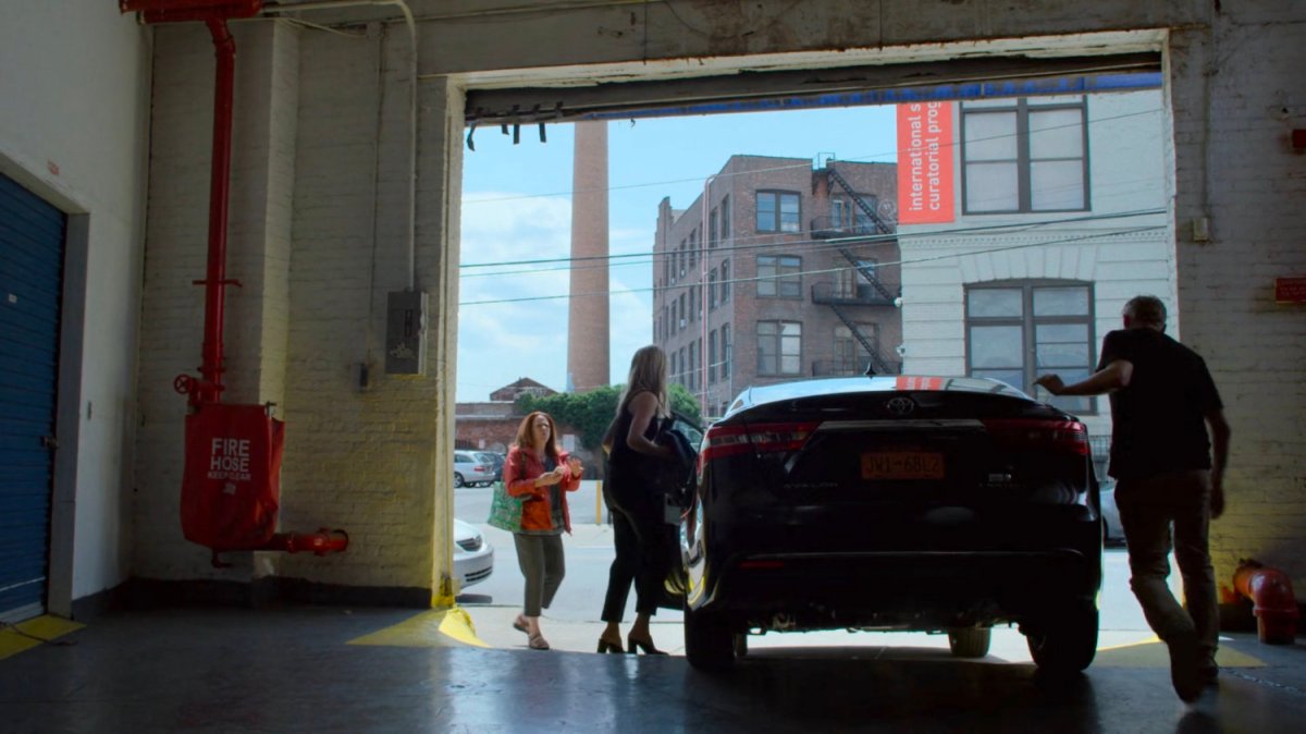 Trish and Karl at a storage facility.