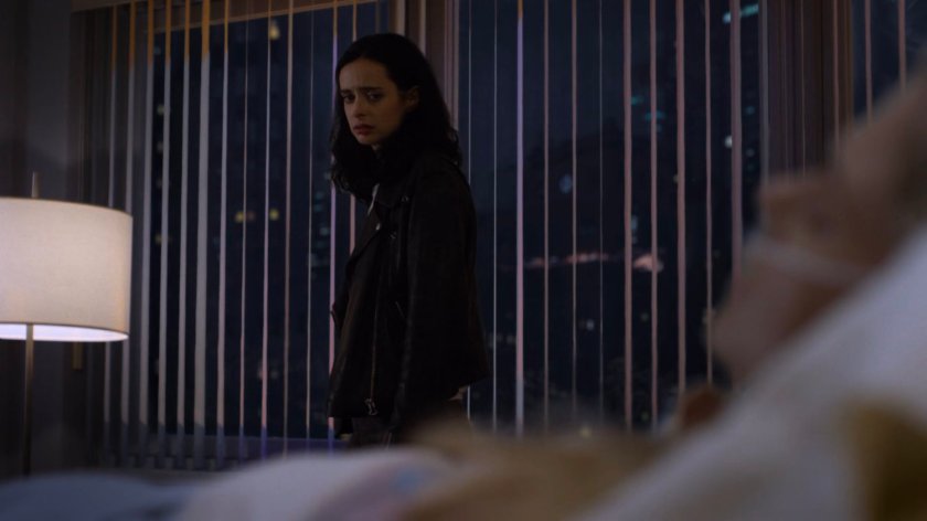 Jessica in a Riverbank Medical Center room.