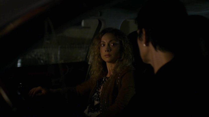 Jeri and Inez parked outside Shane Ryback's house.