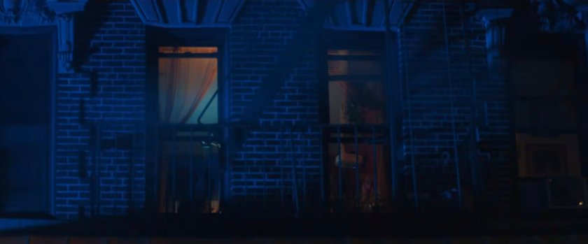 Exterior of Cherry's apartment.