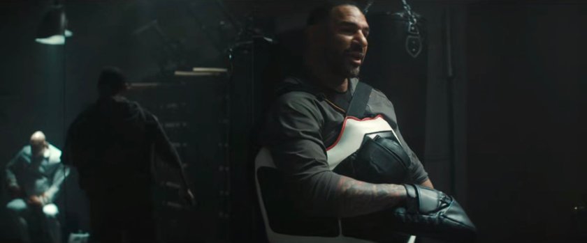 Fisk's trainer at the gym.