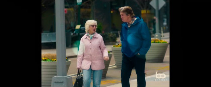 BB Report: A man and a woman on the sidewalk.