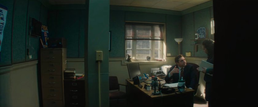 Sheila and Daniel in his office.