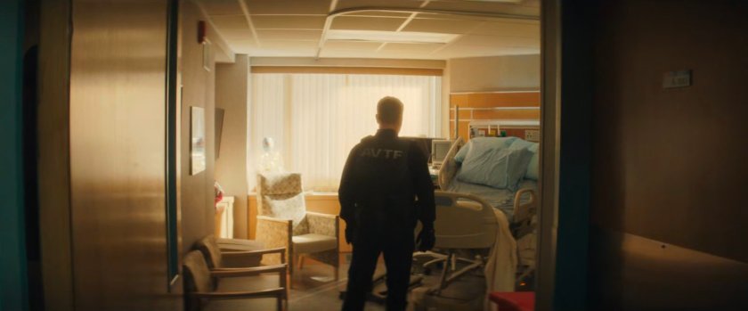 AVTF Officer in Cherry's empty room at Metro-General.