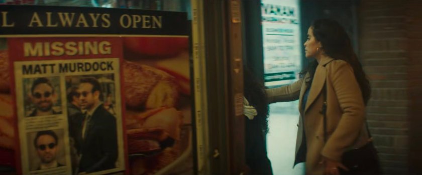 Soledad and Angela entering Berto's Bodega.