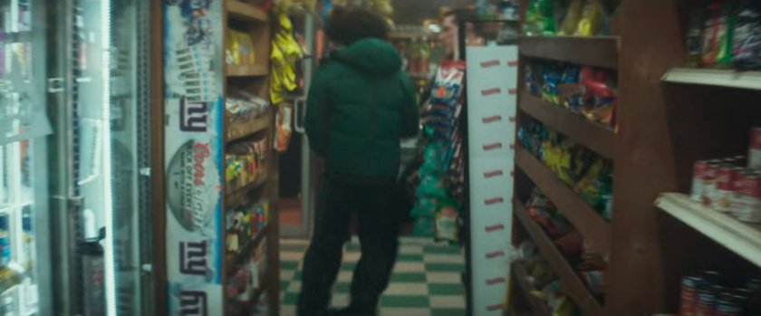 A youth trying to flee Berto's Bodega.