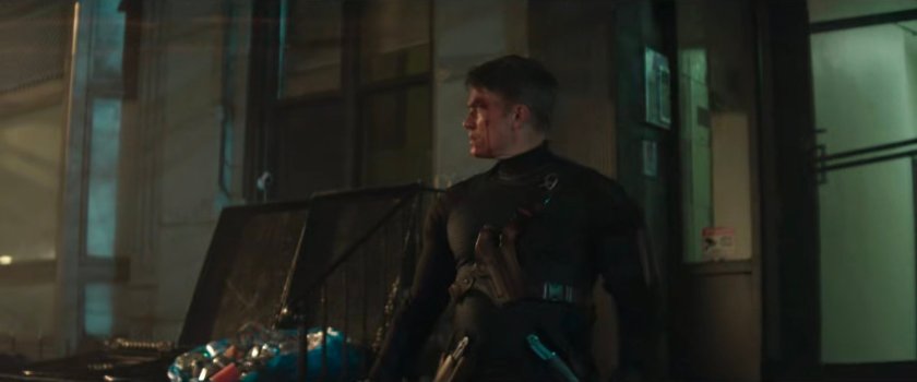Dex outside his apartment building.
