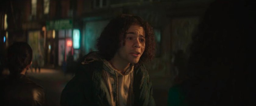 Javi on sidewalk outside Fogwell's Gym.