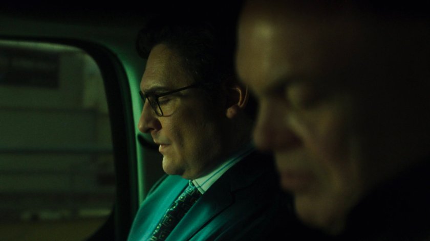 Flashback of Wesley and Fisk in the backseat of an SUV.