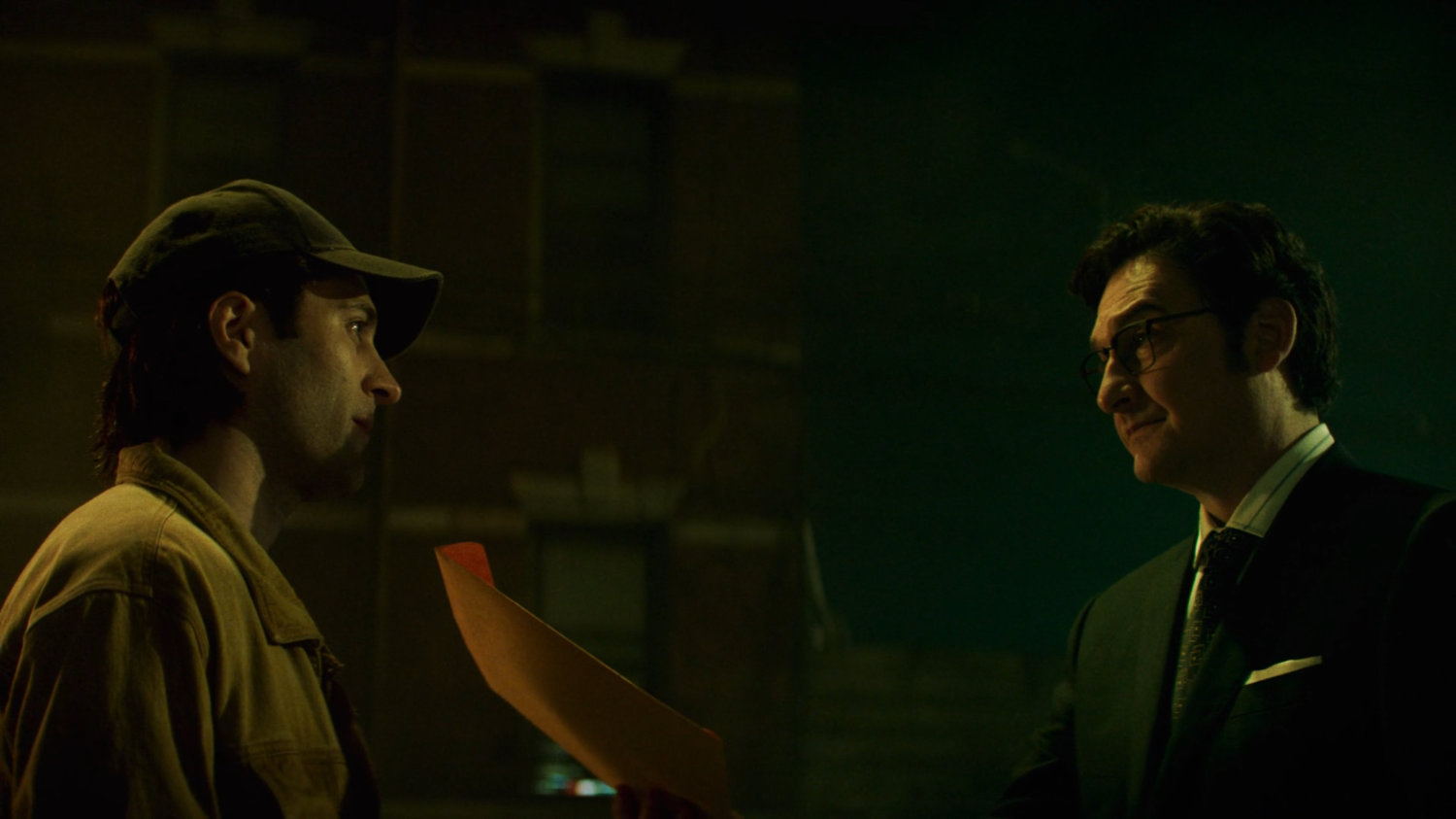 Flashback of Wesley handing Buck an envelope.