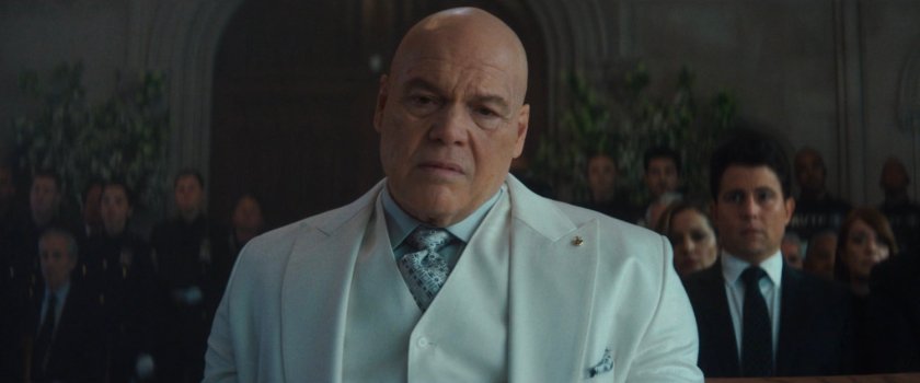 Fisk inside the cemetery chapel.