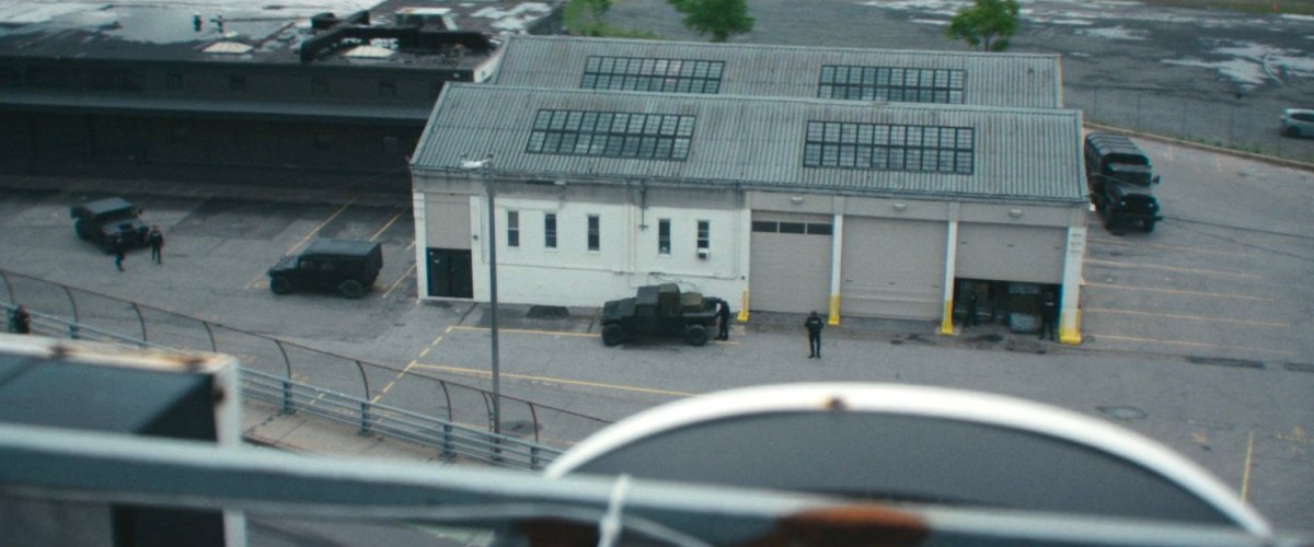 AVTF agents outside a weapons storage warehouse.