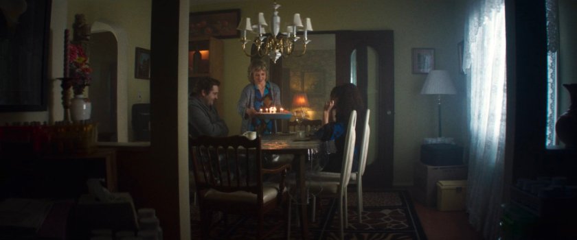 Daniel, Gloria, and BB in the Blake's house.