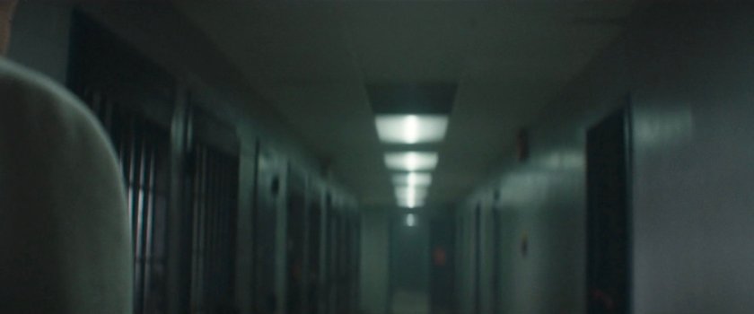 Wilson Fisk entering the hall at the 15th Precinct.