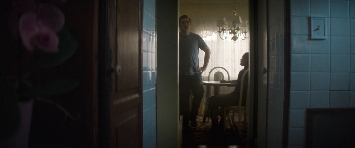 Daniel and BB in his mother's house in Staten Island.