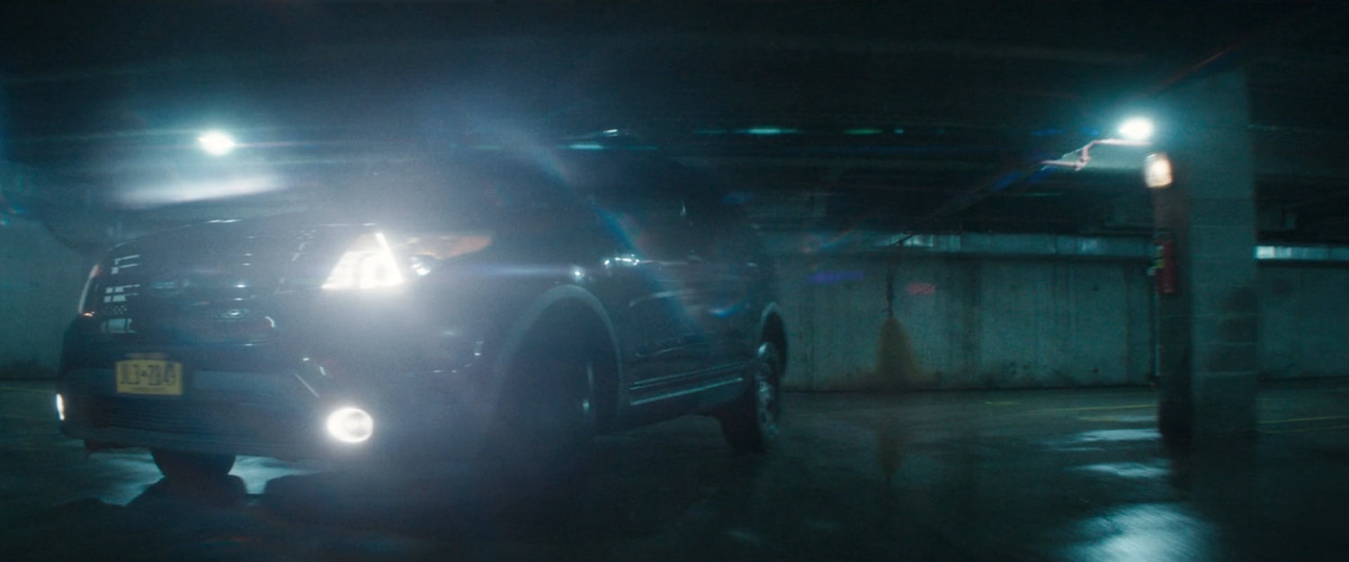 Gun toting AVTF officers in an SUV in the underground parking level at the City Courthouse.