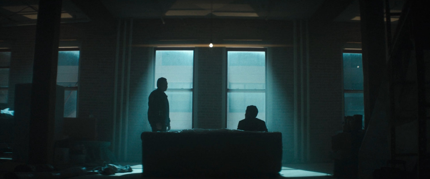 Daniel confronts Buck in 350 Spring Street.
