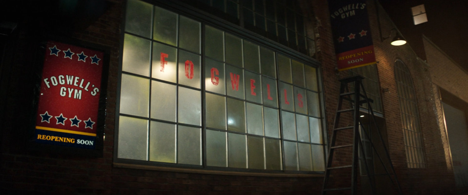 Exterior of a rebuilt Fogwell's Gym.