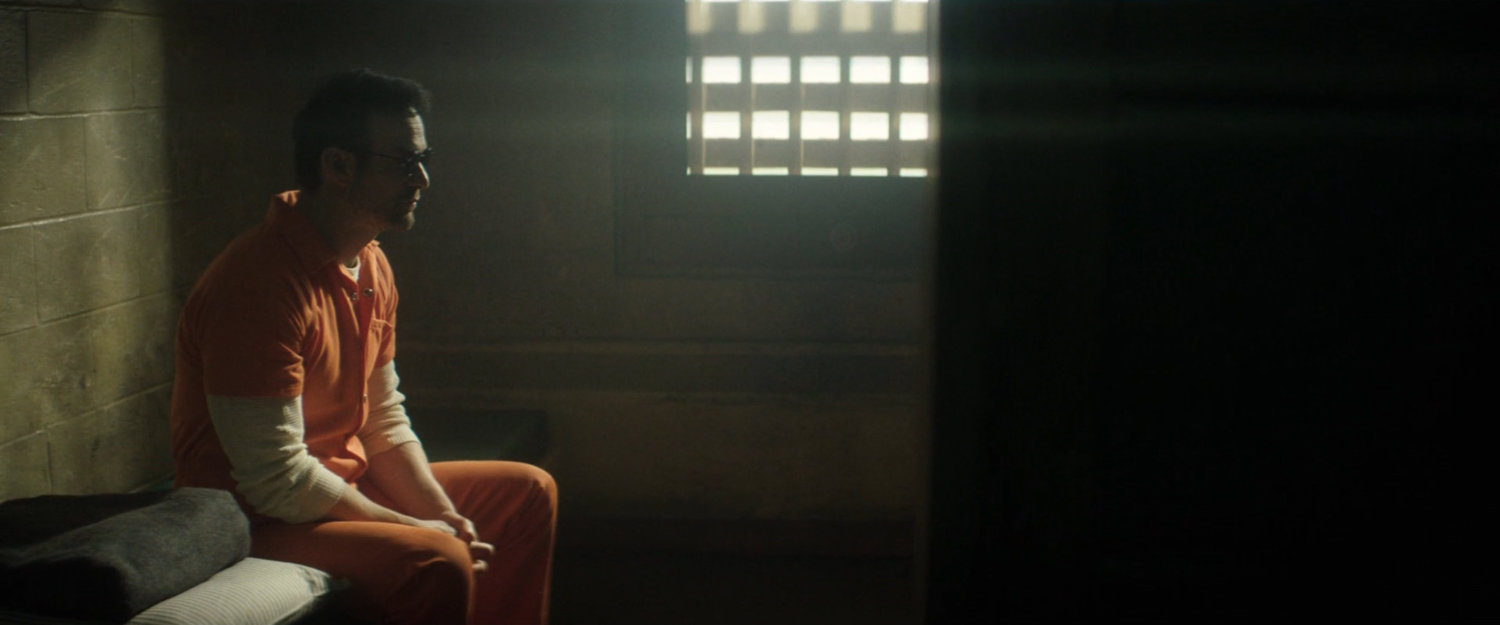 Matt in a prison cell at Ryker's Penitentiary.
