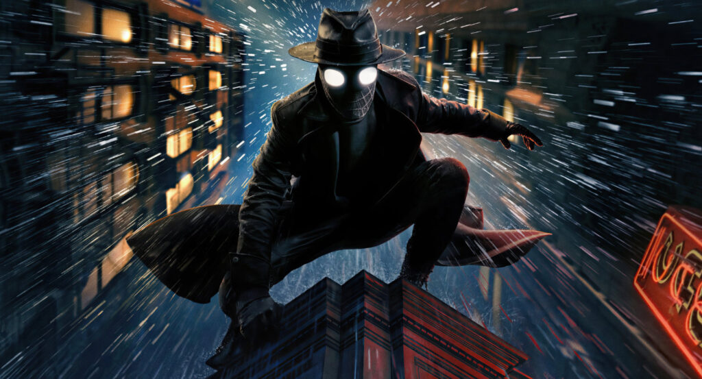 Spider-Noir Season One promo image of The Spider.