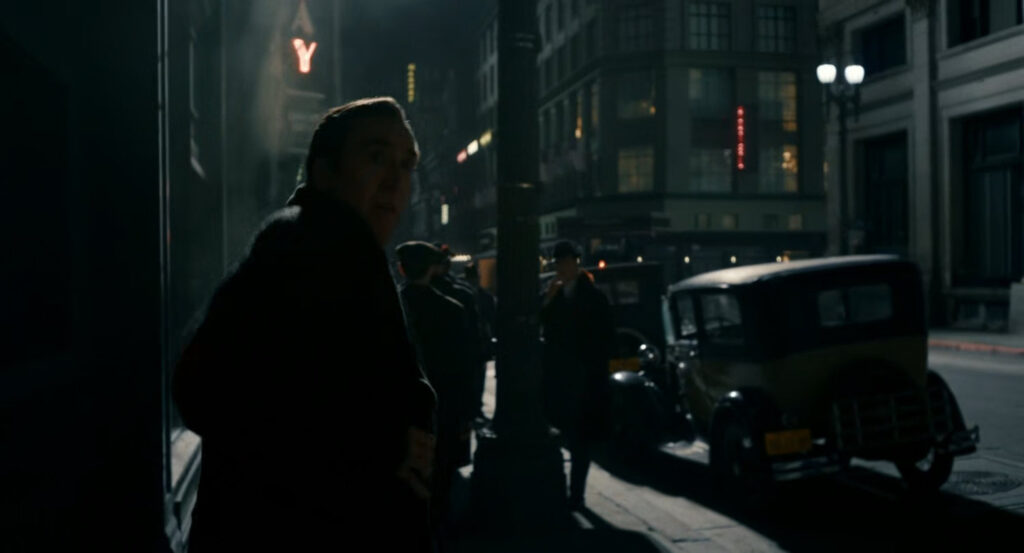 Ben leaving a New York bar.